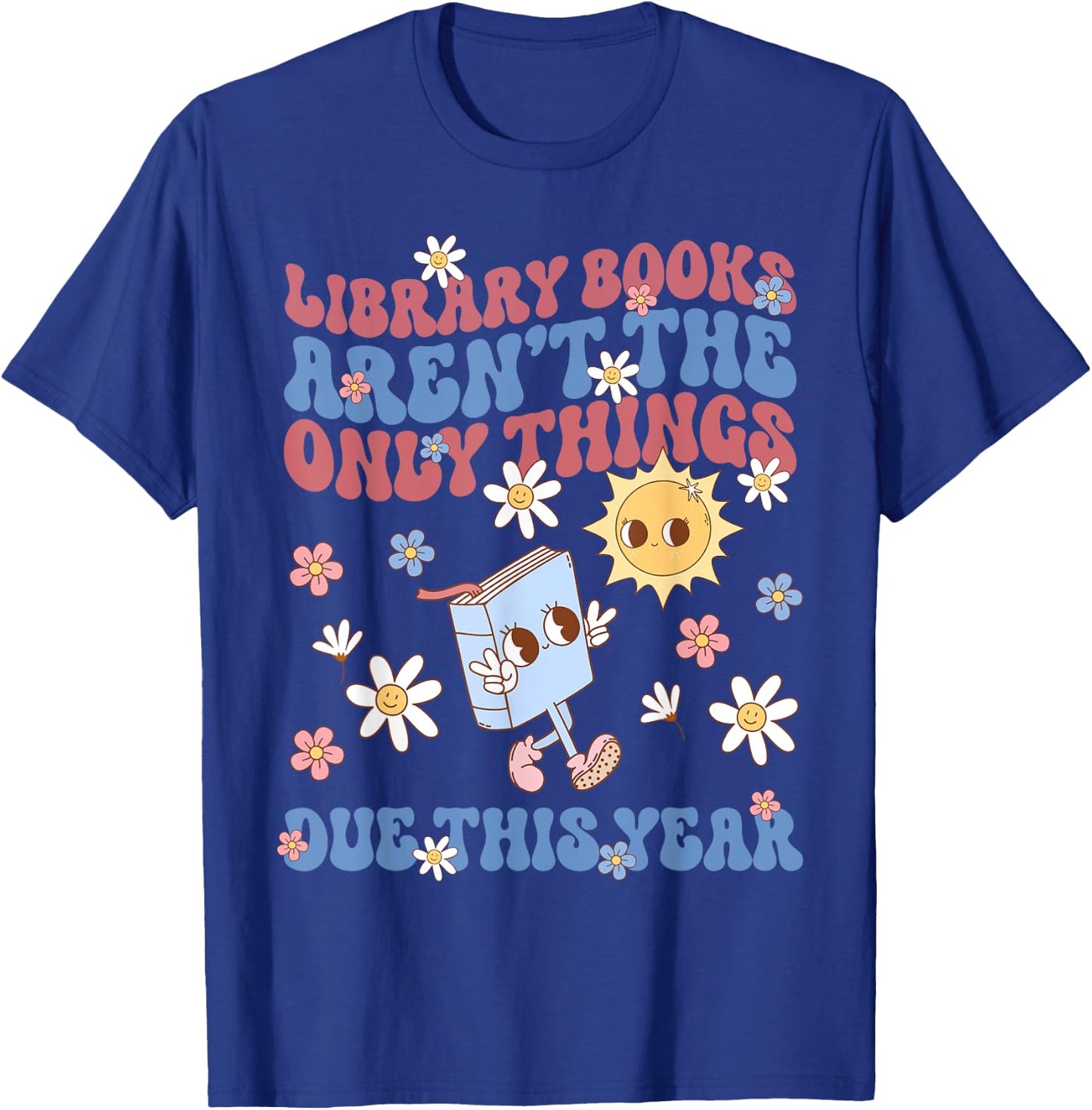 Librarian Pregnancy Announcement Expectant Bookish Maternity T-Shirt - T-Shirt | Royal