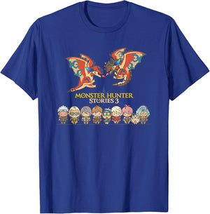 Monster Hunter Stories 3 Chibi Art FP T-Shirt - T-Shirt | Royal