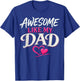 Awesome Like My Dad, Kids Daughter Dad and Son Matching T-Shirt - T-Shirt | Royal