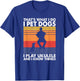 That What I Do I Pet Dogs I play Ukulele & I Know Things T-Shirt - T-Shirt | Royal