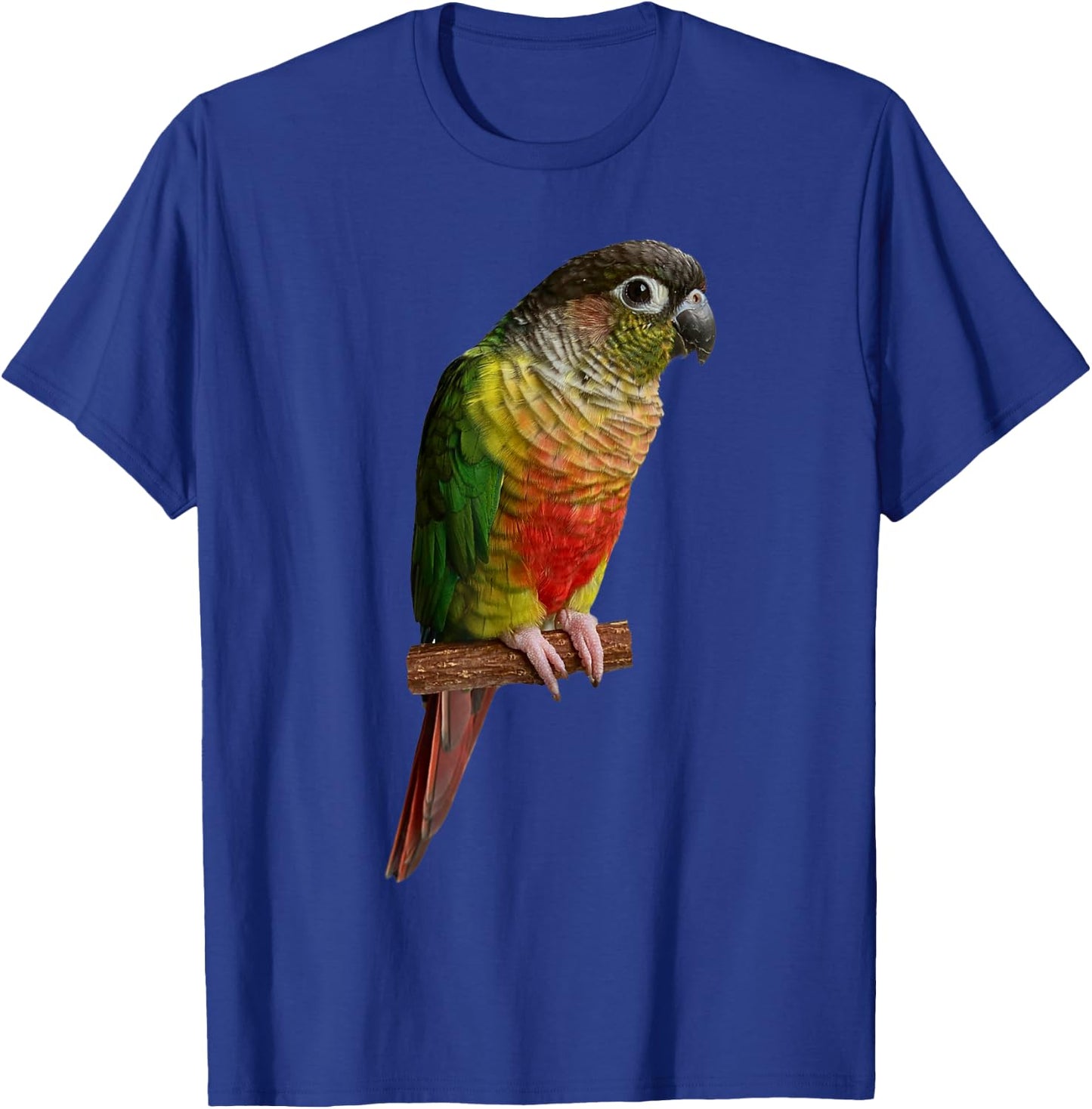 Green cheek Conure Parrot Bird Parakeet and men T-Shirt - T-Shirt | Royal