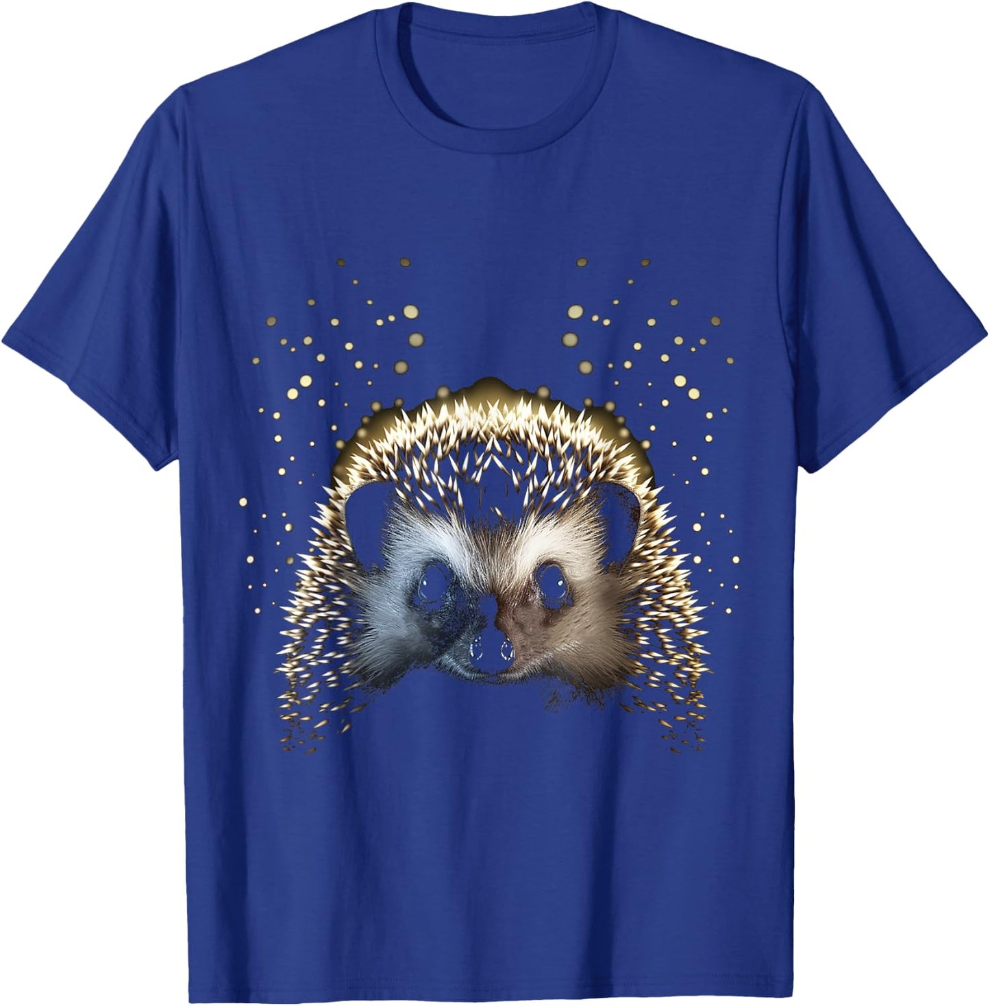 Hedgehog Animal Art Graphic Hedgehog , Black, S T-Shirt - T-Shirt | Royal