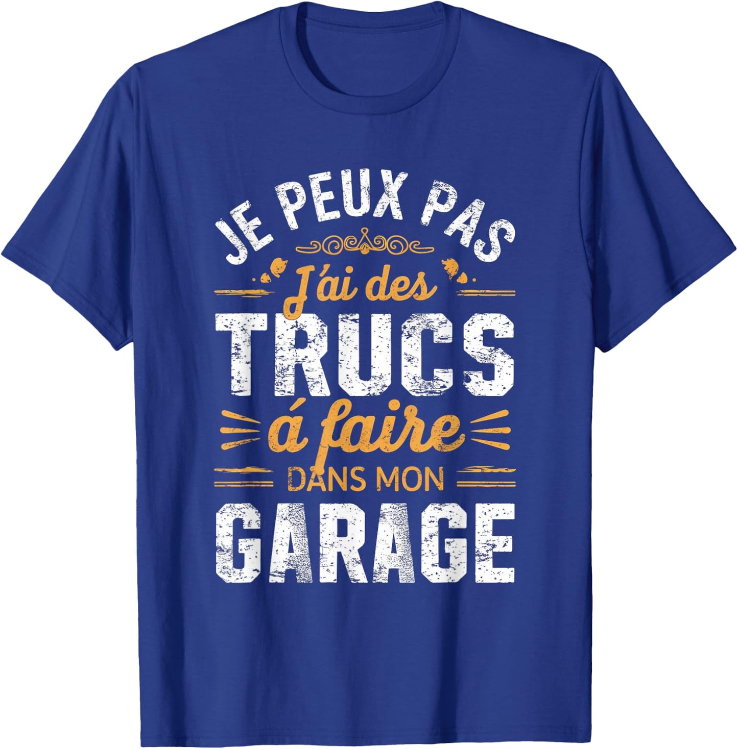Papa Bricoleur Humour J'peux Pas Cadeau Garage , Black, S T-Shirt - T-Shirt | Royal