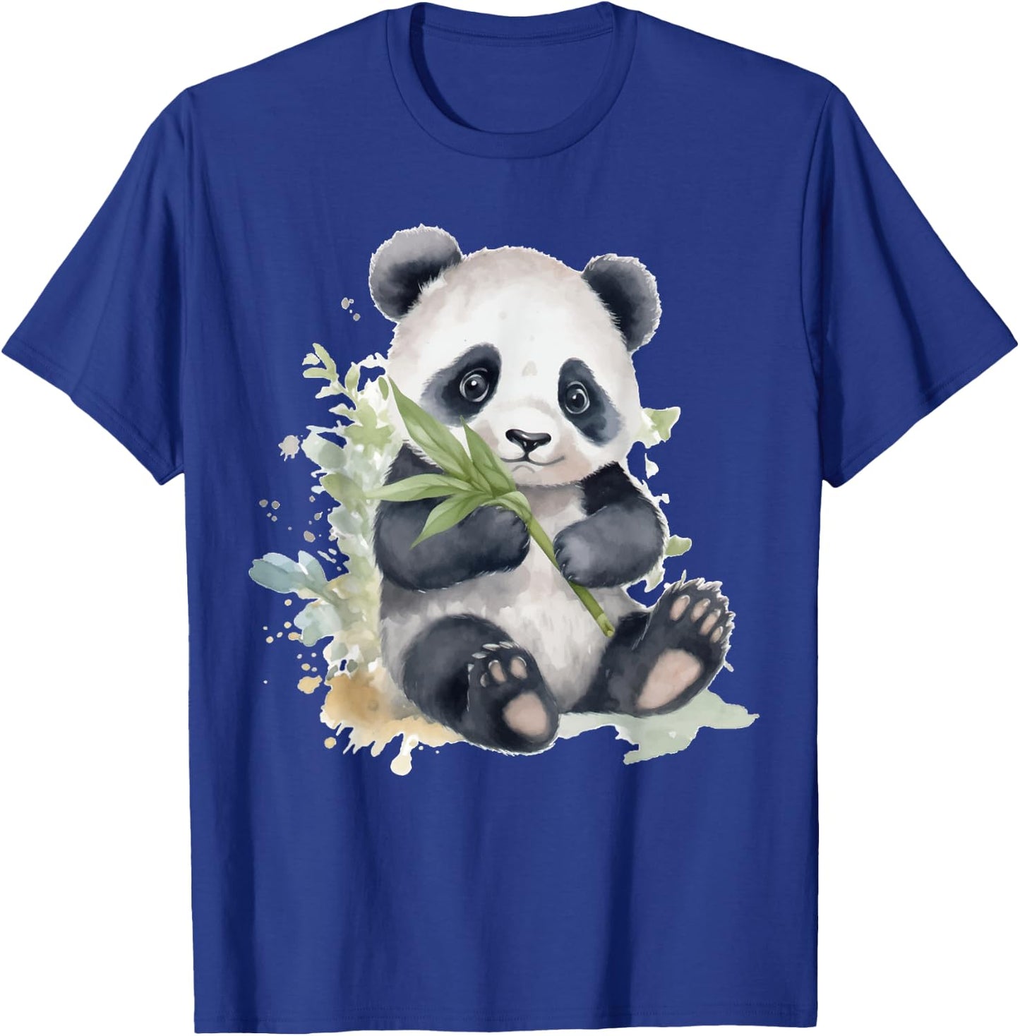 Watercolor Panda T-Shirt - T-Shirt | Royal