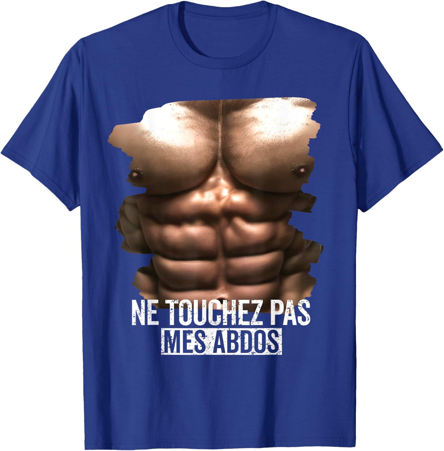 Fake Abs Humor Fake Muscle, Sixpack and Fake Ab Funny , Black, S T-Shirt - T-Shirt | Royal