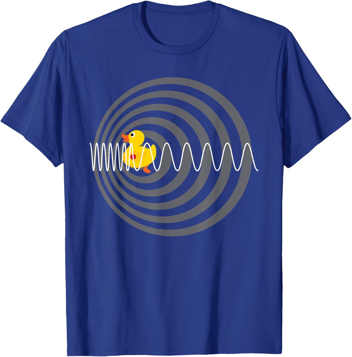 Science Doppler Duck Effect Graphic T-Shirt - T-Shirt | Royal