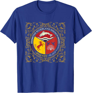 Game Of Thrones Riverland Houses Tully Bracken Blackwood T-Shirt - T-Shirt | Royal