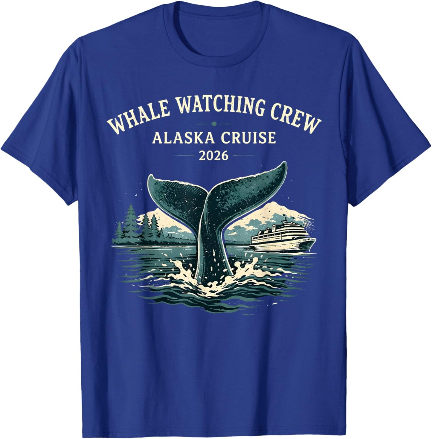 Watching Family Trip T-Shirt - T-Shirt | Royal