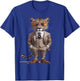 Leopard Men's Women's Leopard in Suit Leopard , black T-Shirt - T-Shirt | Royal