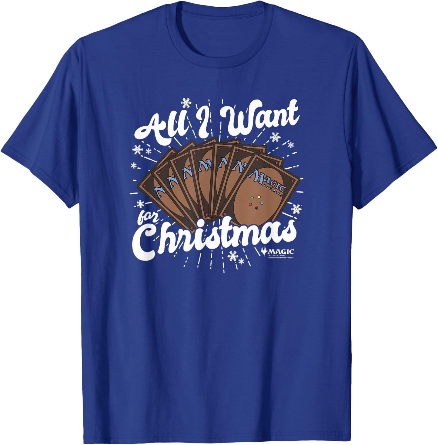 Magic: The Gathering All I Want For Christmas Poster T-Shirt - T-Shirt | Royal