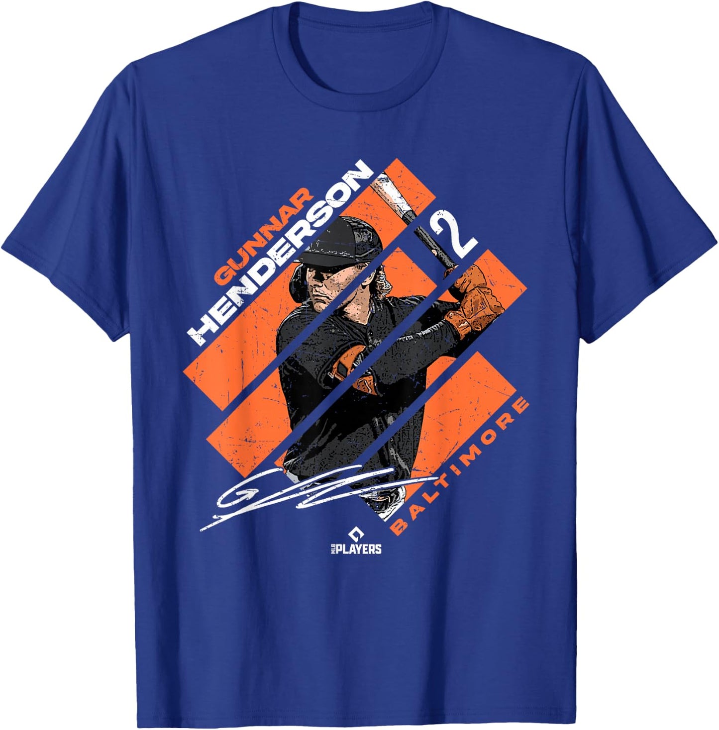 MLBPA - Major League Baseball Gunnar Henderson - MLBHEN3002 T-Shirt - T-Shirt | Royal