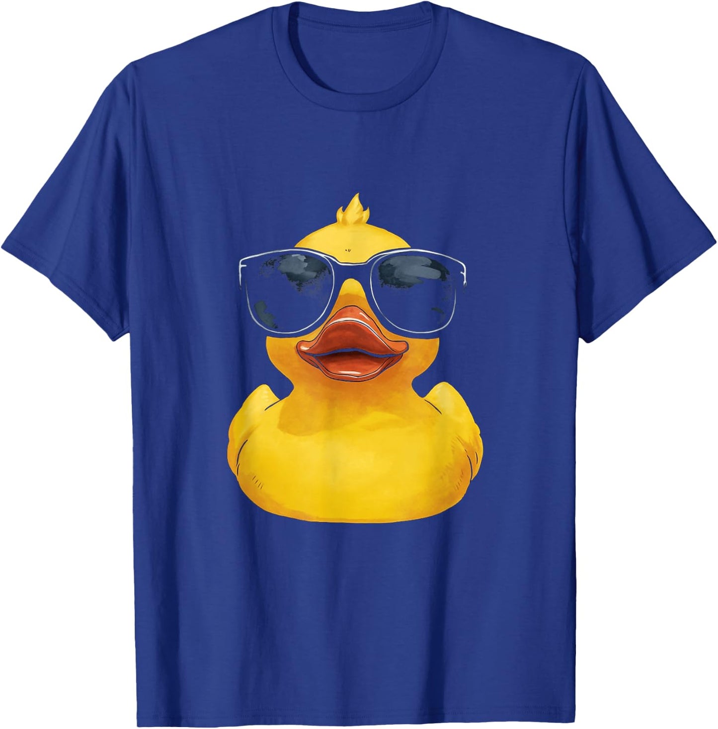 Rubber Duck Cool Duckie With Sunglasses Duckling Funny Ducky T-Shirt - T-Shirt | Royal