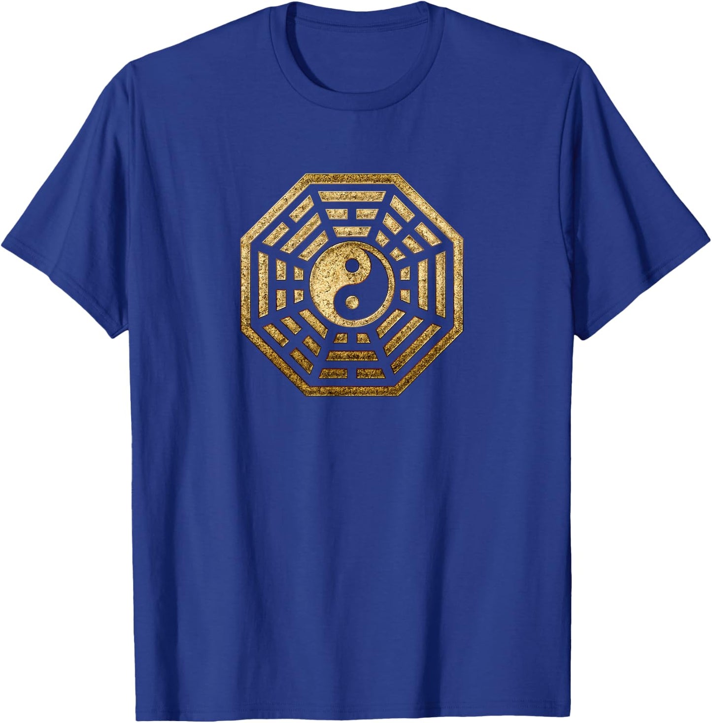 Bagua Pakua Yin Yang I Ging Trigram China Taoism T-Shirt - T-Shirt | Royal