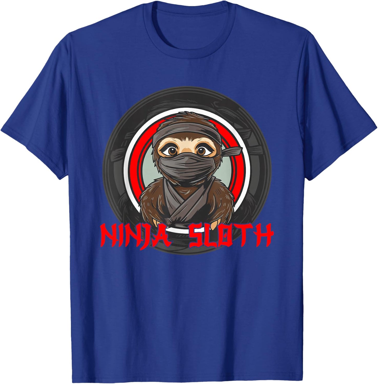 Ninja Sloth T-Shirt - T-Shirt | Royal