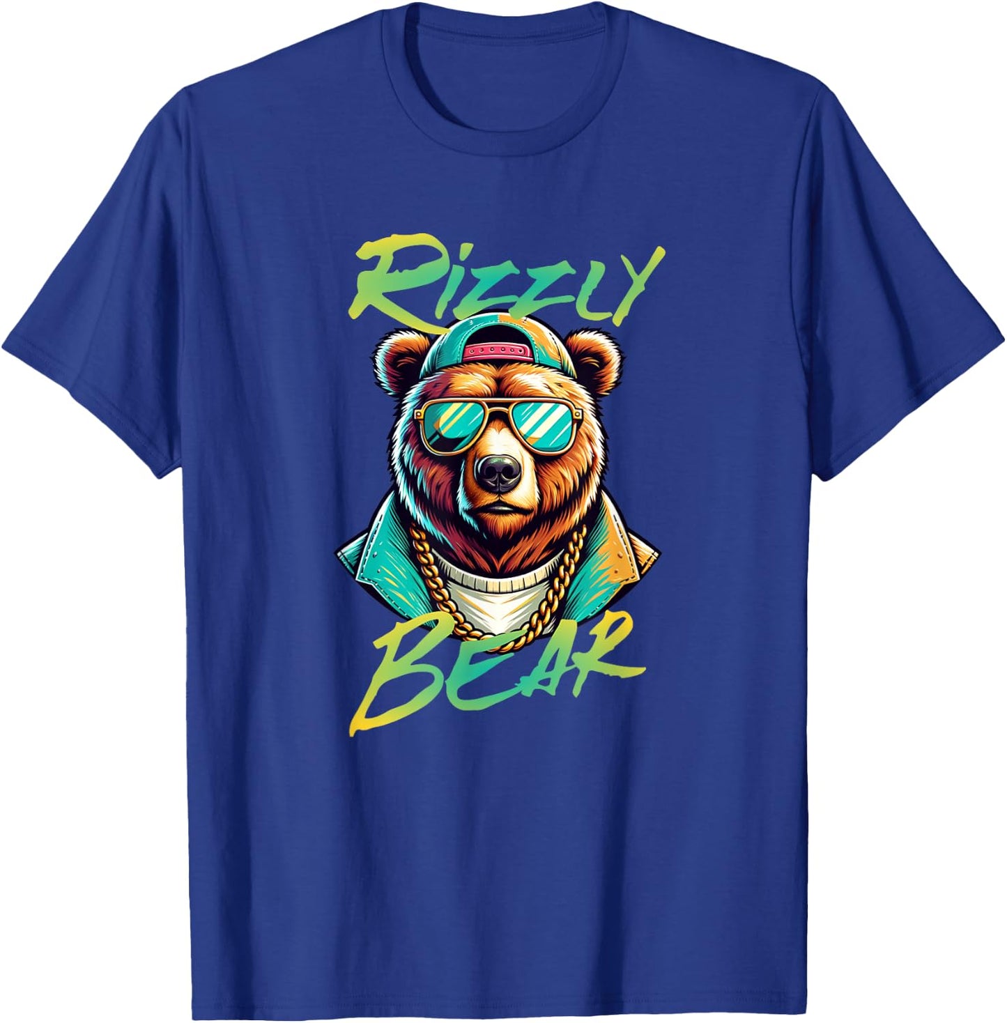 Rizzly Bear funny Gen Alpha viral influencer slang T-Shirt - T-Shirt | Royal