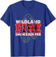 Vintage Design Fire Firefighter Smoke Jumper Rescue T-Shirt - T-Shirt | Royal