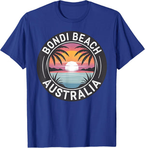 Bondi Beach Australia Summer Holidays for Kids, Men and Women T-Shirt - T-Shirt | Royal