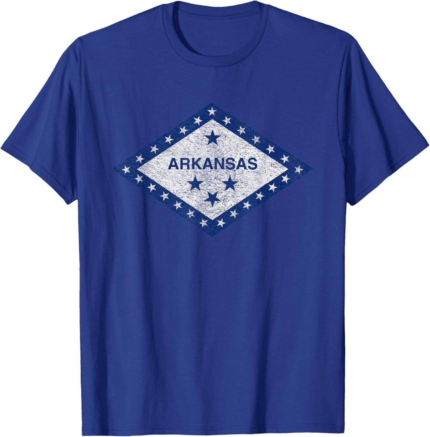 Arkansas Flag The Natural State Little Rock T-Shirt - T-Shirt | Royal