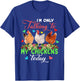 I'm Only Talking to My Chickens Today Floral Farmer T-Shirt - T-Shirt | Royal