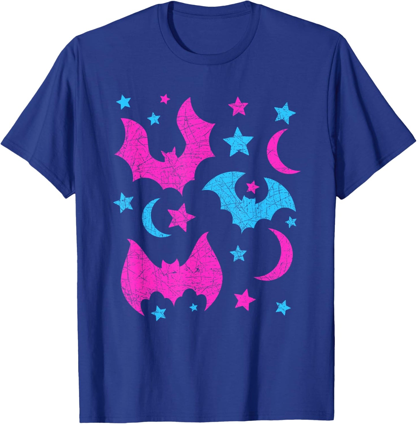 Cute Animal Lover Halloween Women Girls Kids Gift Bat T-Shirt - T-Shirt | Royal