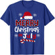 Merry Christmas in July Buffalo Plaid Men Women Kids T-Shirt - T-Shirt | Royal