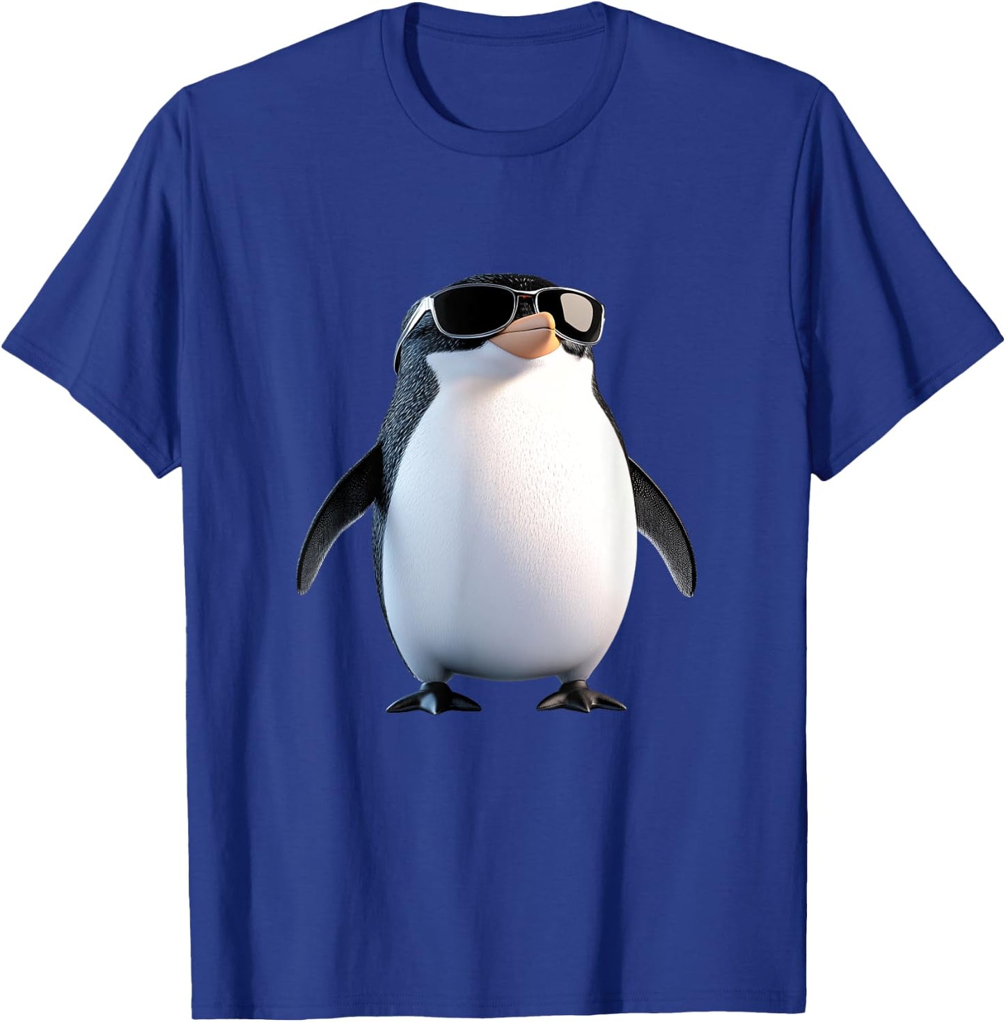 Penguin with Sunglasses - Cool Design for Penguin Fans , Black, S T-Shirt - T-Shirt | Royal