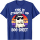 This Is Straight Up Boo Sheet Sarcastic Ghost Halloween Boys T-Shirt - T-Shirt | Royal