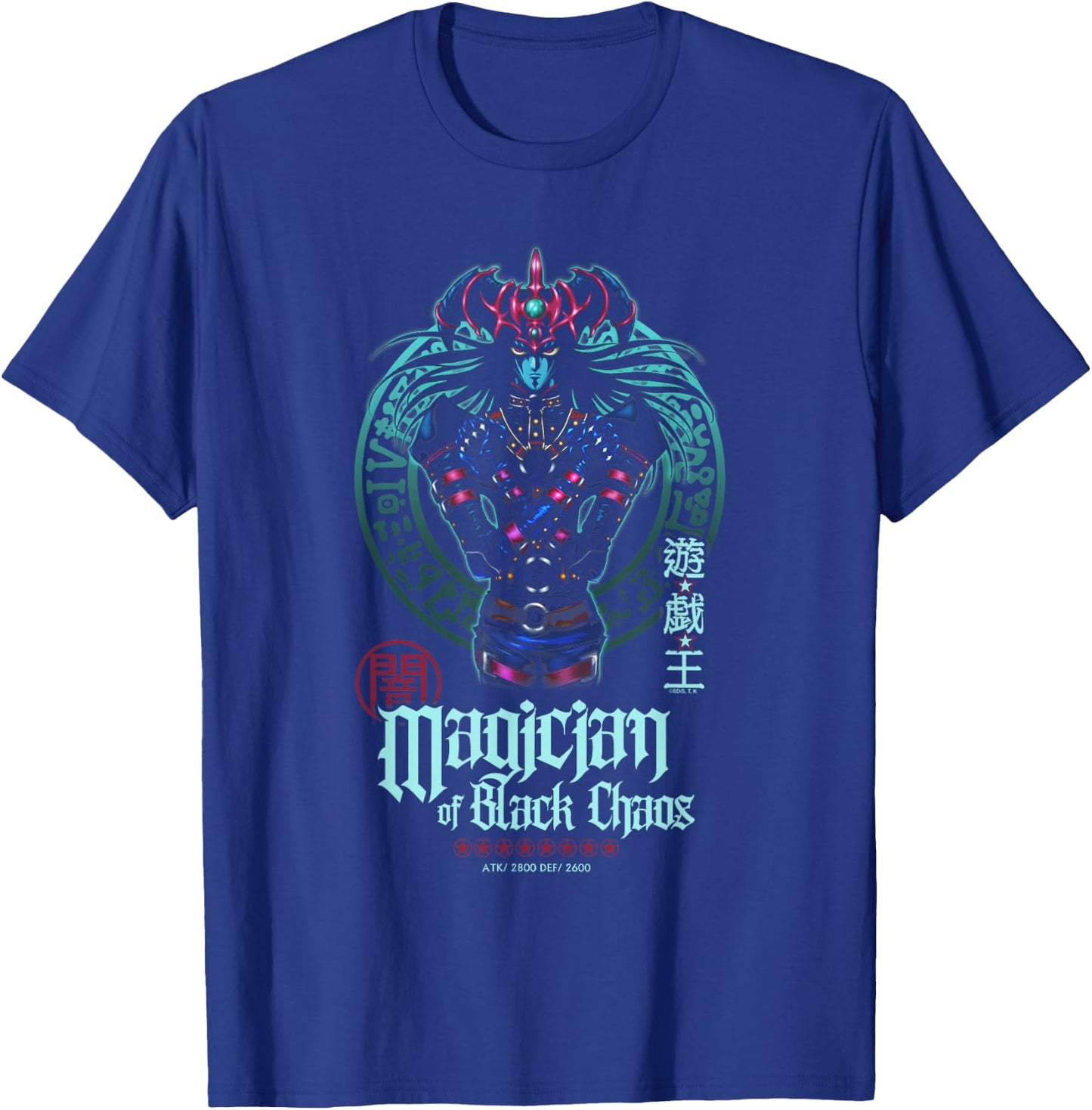 Yu-Gi-Oh! Magician of Black Chaos Kanji Portait Card Anime T-Shirt - T-Shirt | Royal