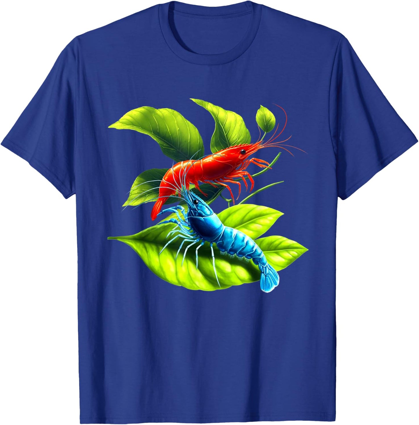 Blue Cherry Shrimp Breeder Neocaradina Freshwater Aquarium T-Shirt - T-Shirt | Royal