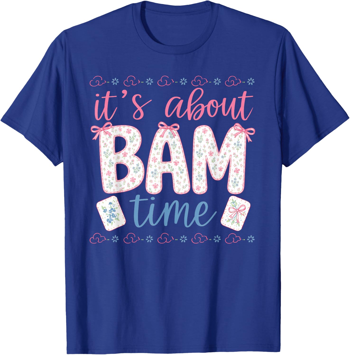 Coquette Funny Mahjong It's About Bamn Time Outfit T-Shirt - T-Shirt | Royal
