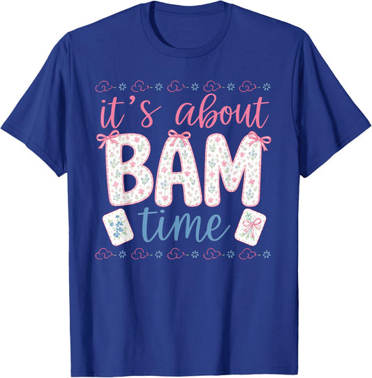 Coquette Funny Mahjong It's About Bamn Time Outfit T-Shirt - T-Shirt | Royal