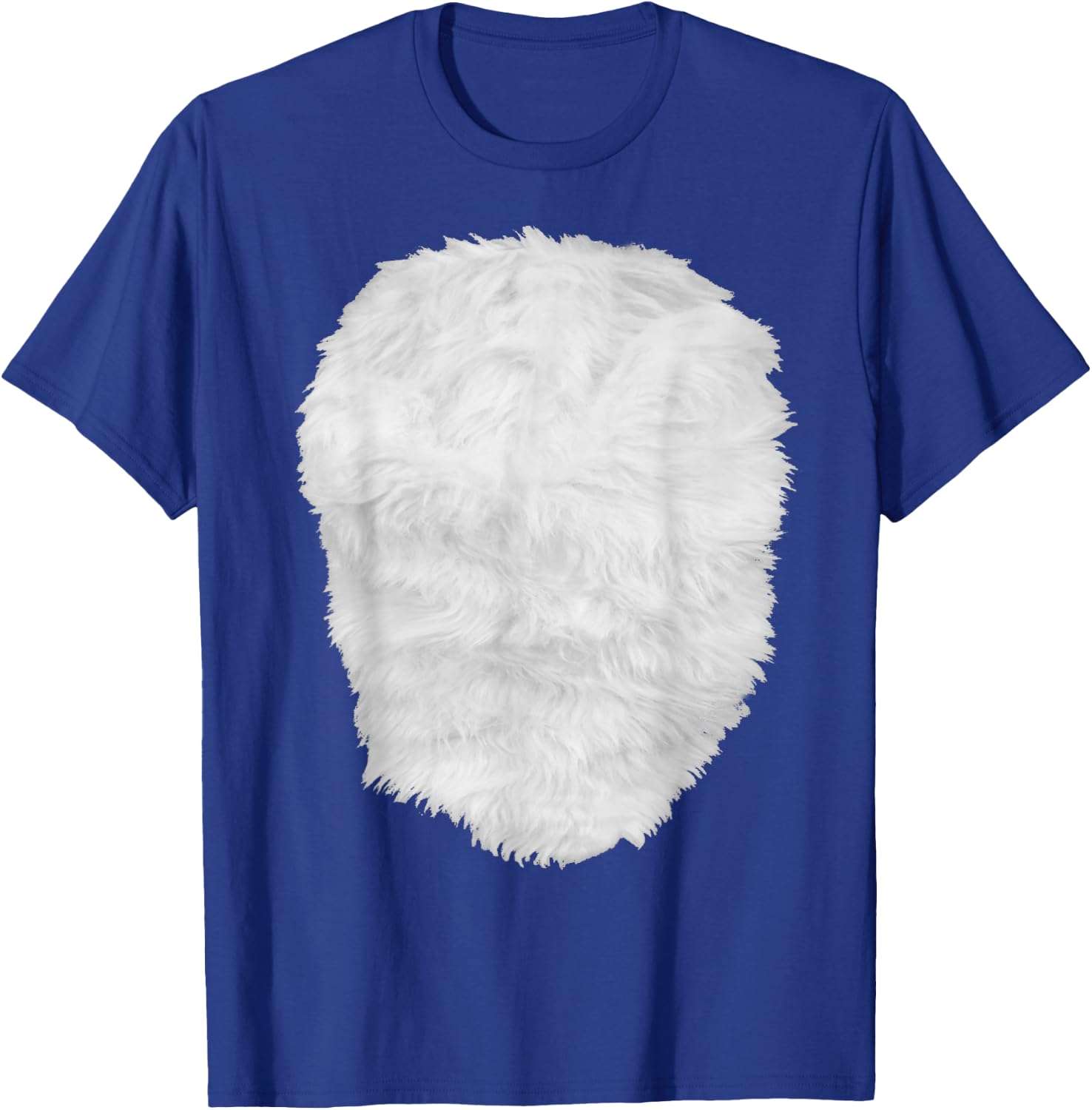Skunk Photo of Hairy Chest Halloween Skunk Costume , black T-Shirt - T-Shirt | Royal