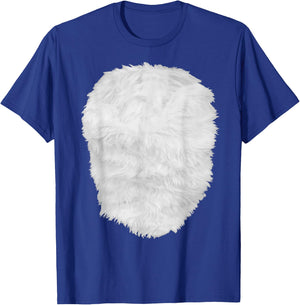 Skunk Photo of Hairy Chest Halloween Skunk Costume , black T-Shirt - T-Shirt | Royal