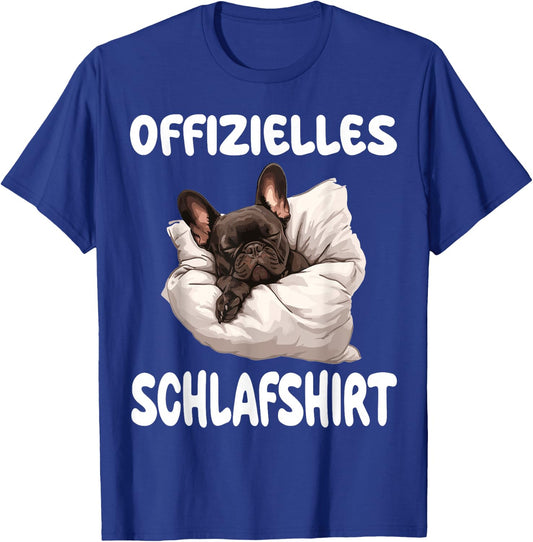 Funny French Bulldog Frenchie Official , black T-Shirt - T-Shirt | Royal