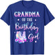 Grandma of the Birthday Girl Rolling Skate Bday Theme Family T-Shirt - T-Shirt | Royal