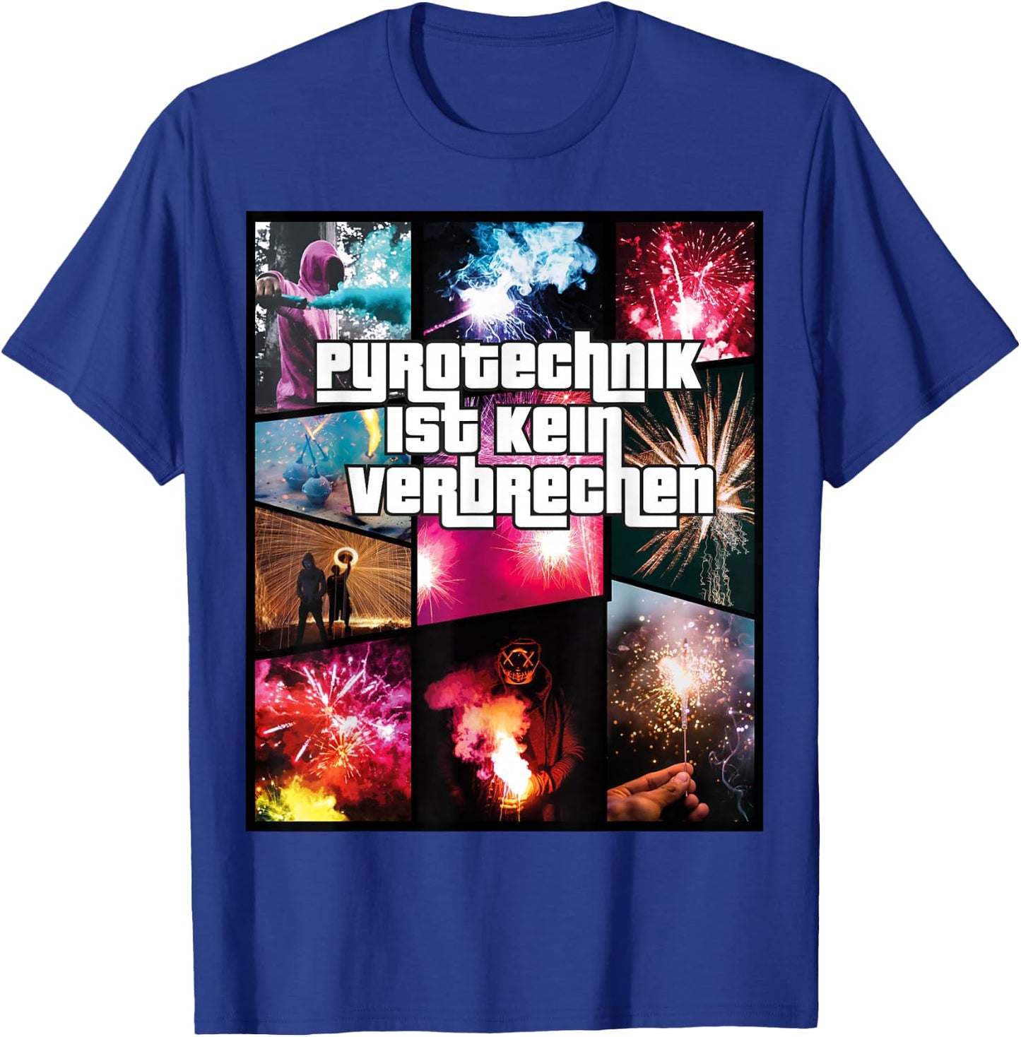 Pyrotechnik Ist Kein Verbrechen - Feuerwerk T-Shirt - T-Shirt | Royal
