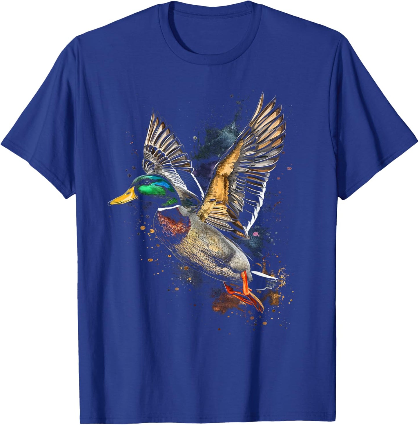Duck Hunting Waterfowl Mallard Duck Hunter , Black, S T-Shirt - T-Shirt | Royal