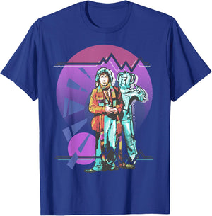 Pop Art 4th Doctor Baker Cosmic Time Travel Fan T-Shirt - T-Shirt | Royal