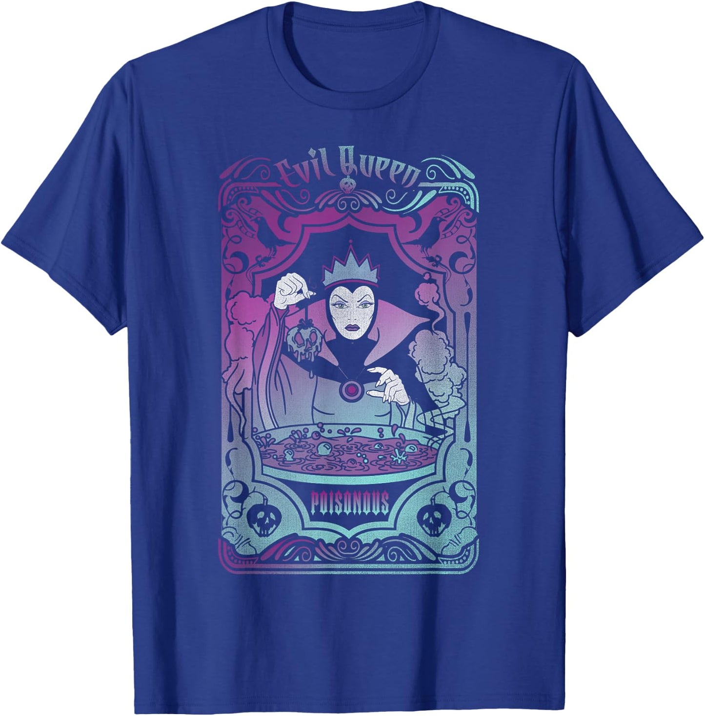 Disney Villains Snow White Evil Queen Tarot Card T-Shirt - T-Shirt | Royal