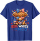 Red White and Moo Cow Shirt 4th of July 250 Years Patriotic T-Shirt - T-Shirt | Royal