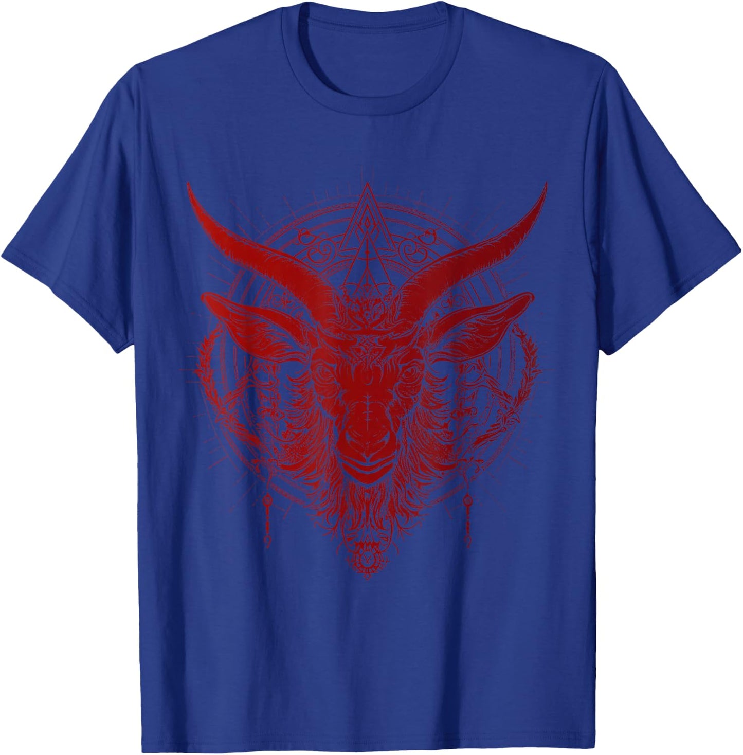 Baphomet Satanist Halloween Metal Head Satanic Goat T-Shirt - T-Shirt | Royal