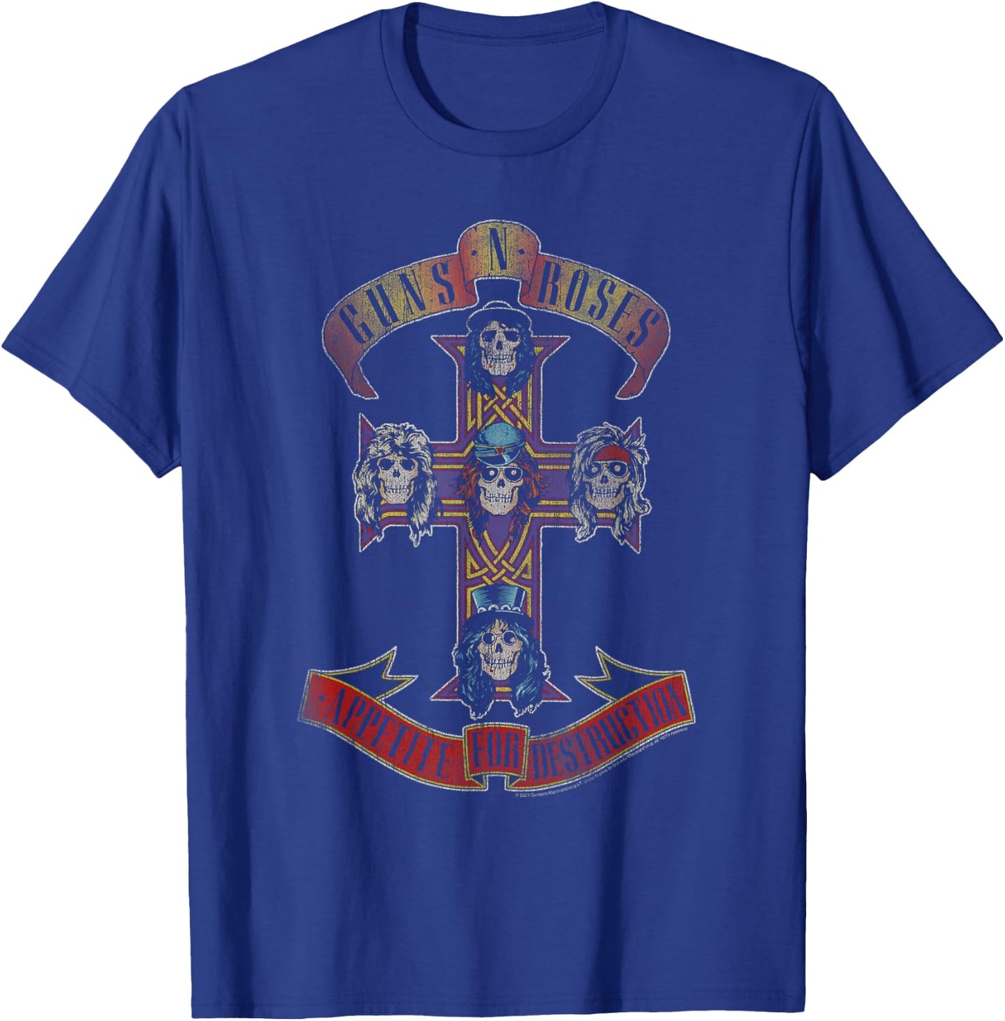 Guns 'n' Roses Appetite for Destruction Rock Music Band , black T-Shirt - T-Shirt | Royal