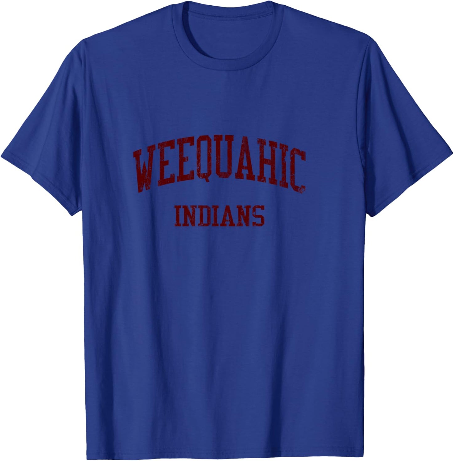 Weequahic High School HS Newark NJ Vintage Sports T-Shirt - T-Shirt | Royal