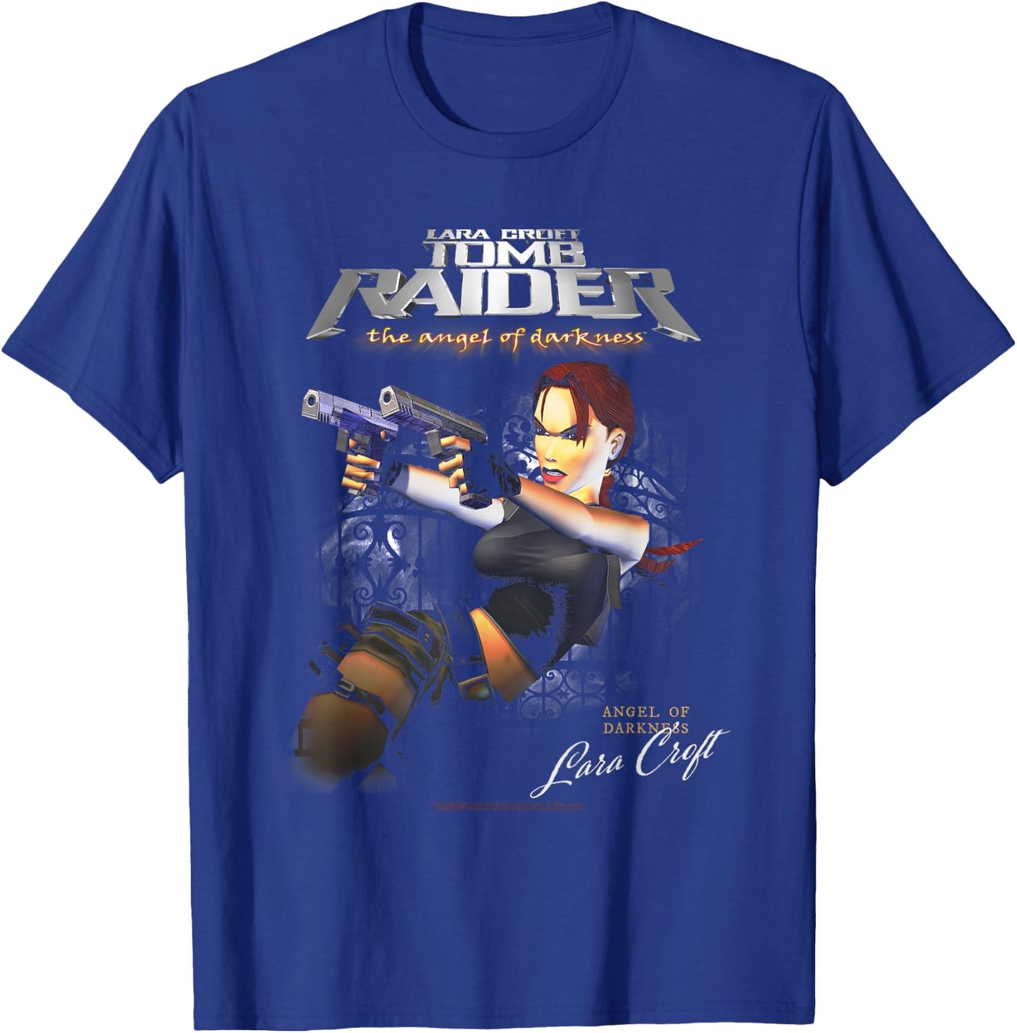 The Angel of Darkness Lara Croft Video Game T-Shirt - T-Shirt | Royal