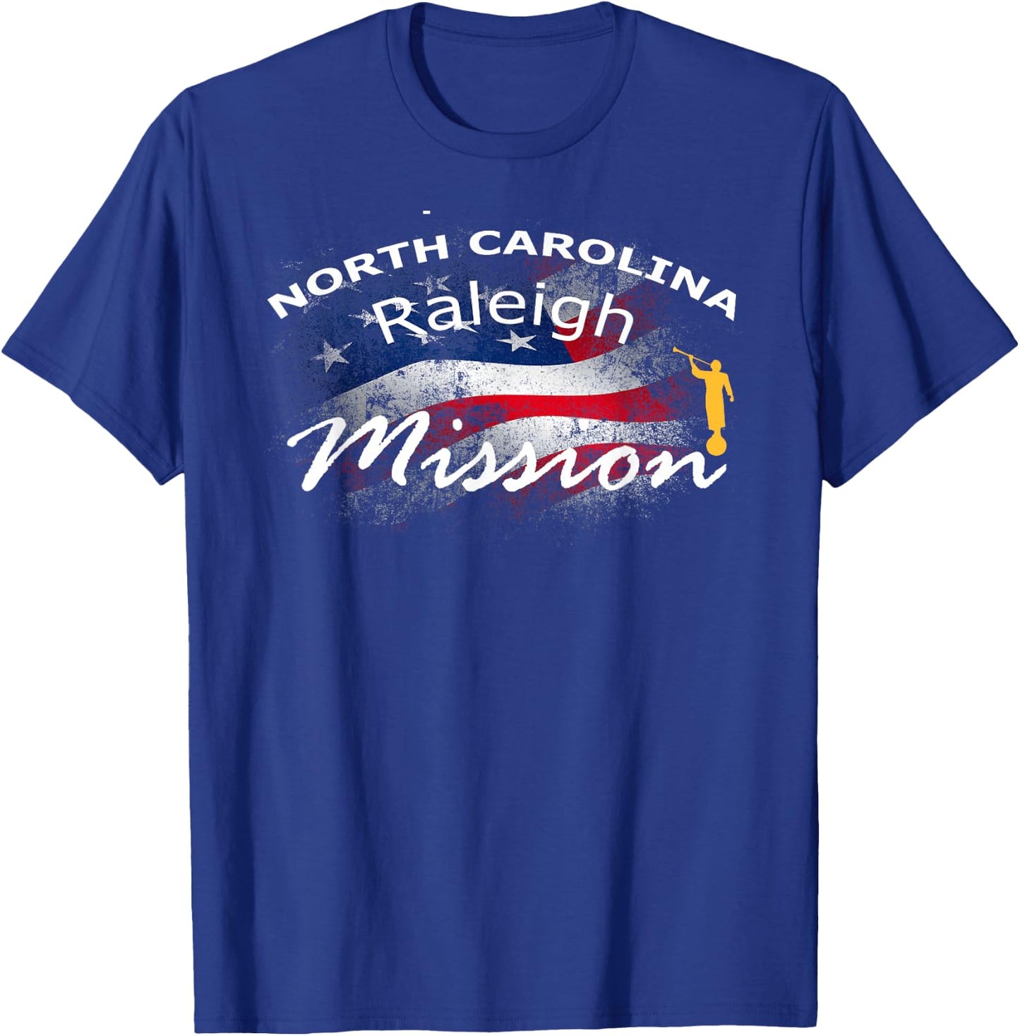 North Carolina Raleigh Mormon LDS Mission Missionary Gift T-Shirt - T-Shirt | Royal