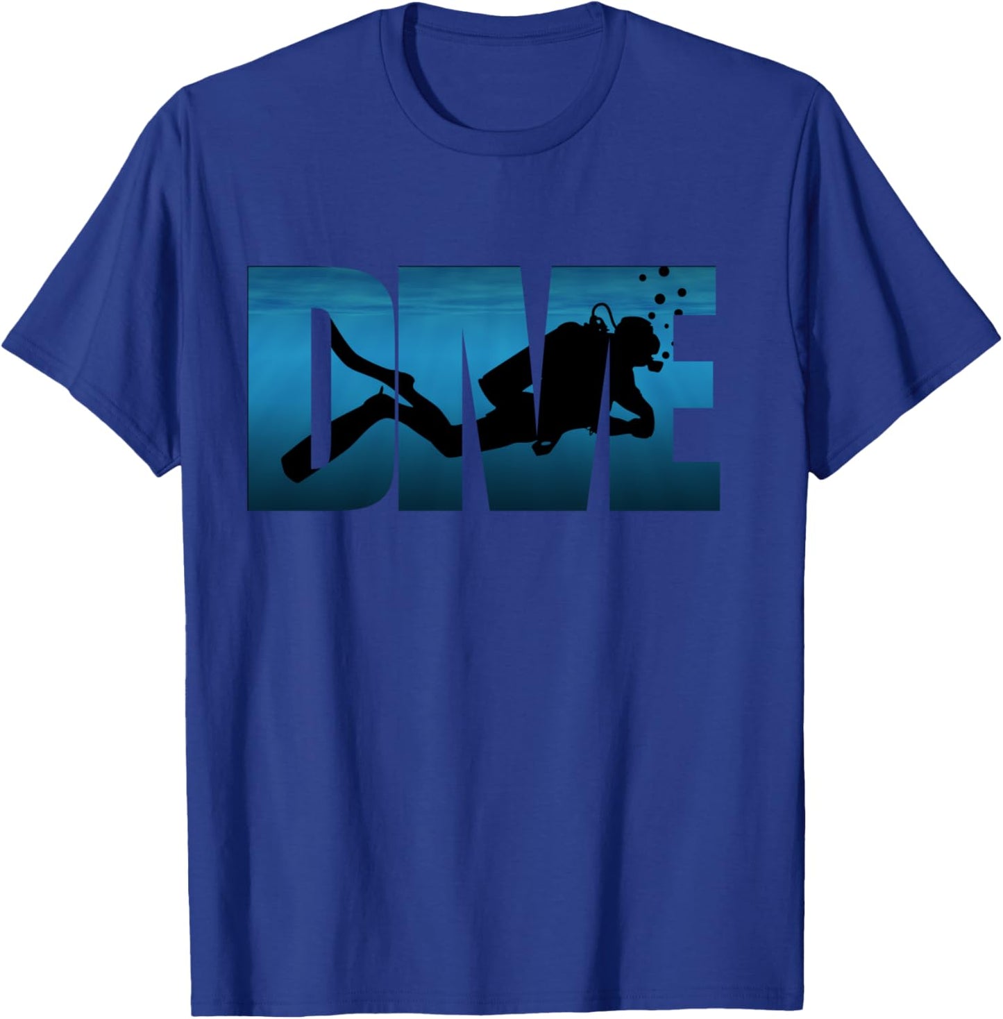 Scuba diving dive dive apnea man woman T-Shirt - T-Shirt | Royal
