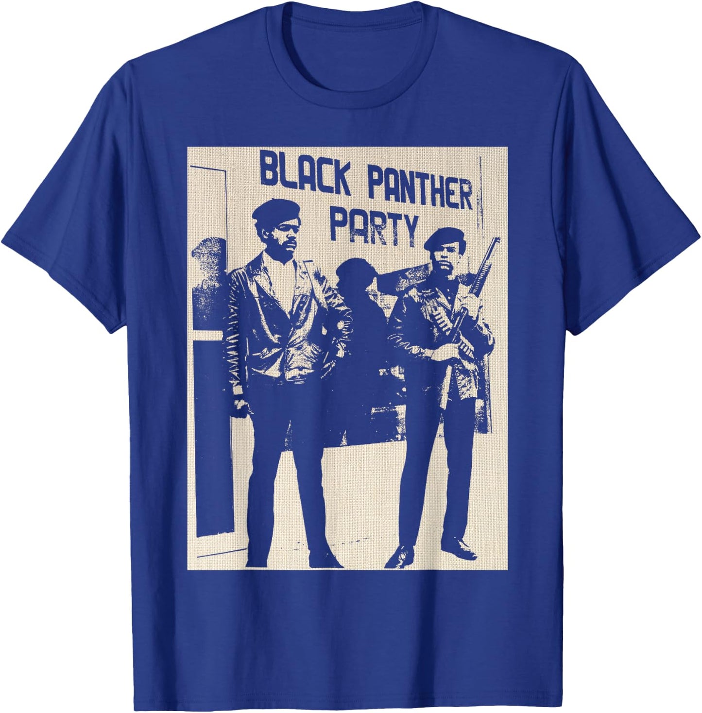 BPP Vintage Black History Self Defense Black Panthers Party Small T-Shirt - T-Shirt | Royal