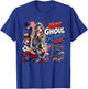 Hot Ghoul Summer Club, 4th of July Girl, Summerween Skeleton T-Shirt - T-Shirt | Royal