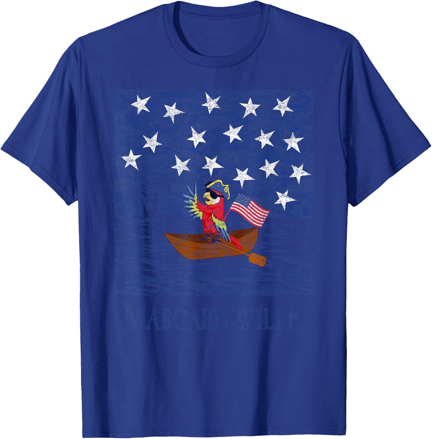 Parrothead Crossing the Delaware T-Shirt - T-Shirt | Royal