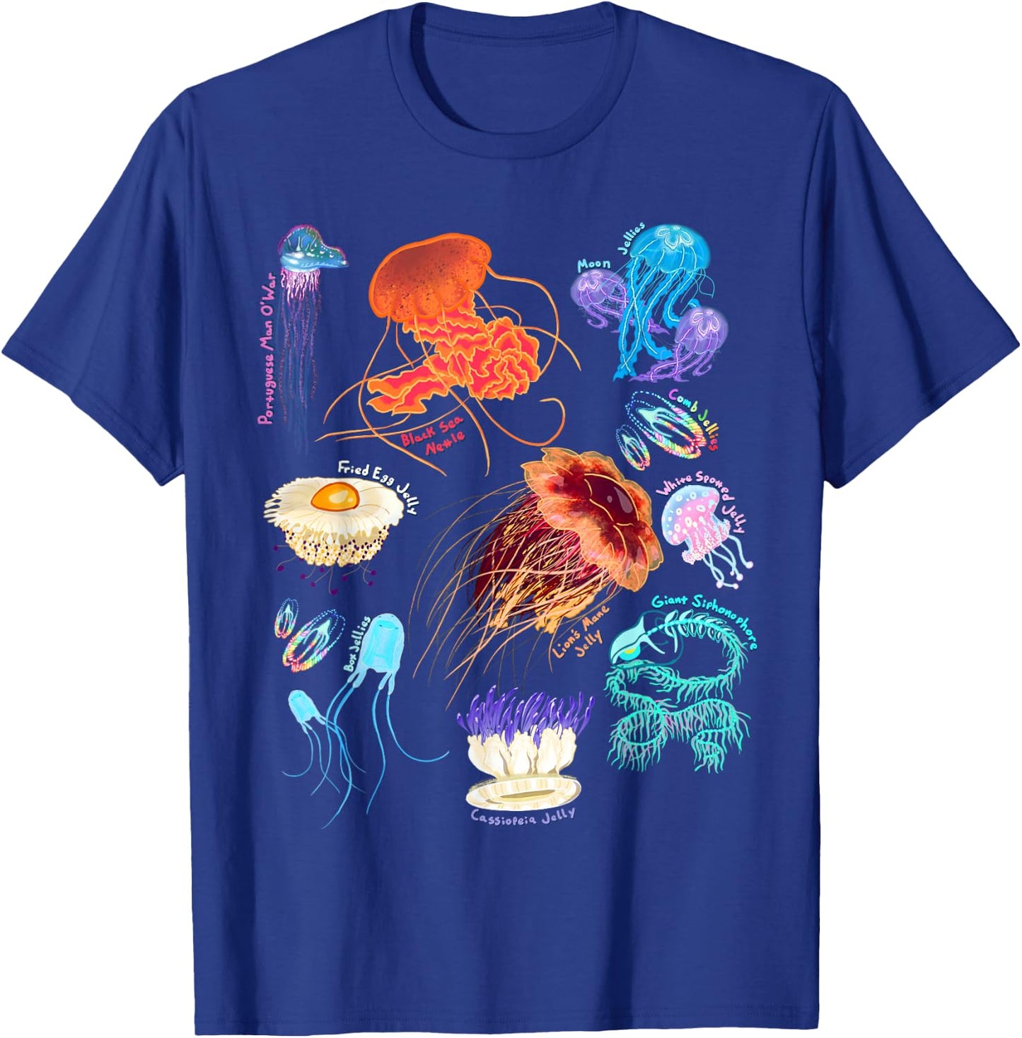 Marine Biology Jellyfish T-Shirt - T-Shirt | Royal